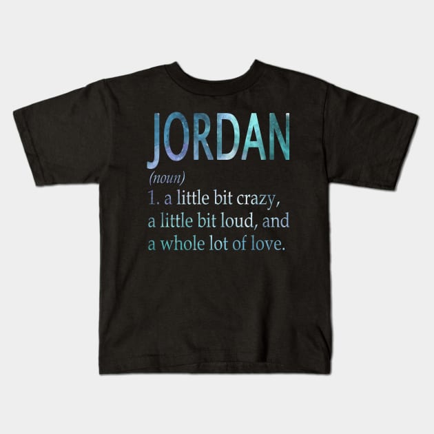 Jordan Kids T-Shirt by Ban Guns Not Books- Typography fullcolor